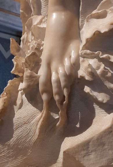 Dettaglio di Apollo e Dafne, Gian Lorenzo Bernini, Galleria Borghese, Roma. Fotografia: Laura Megna